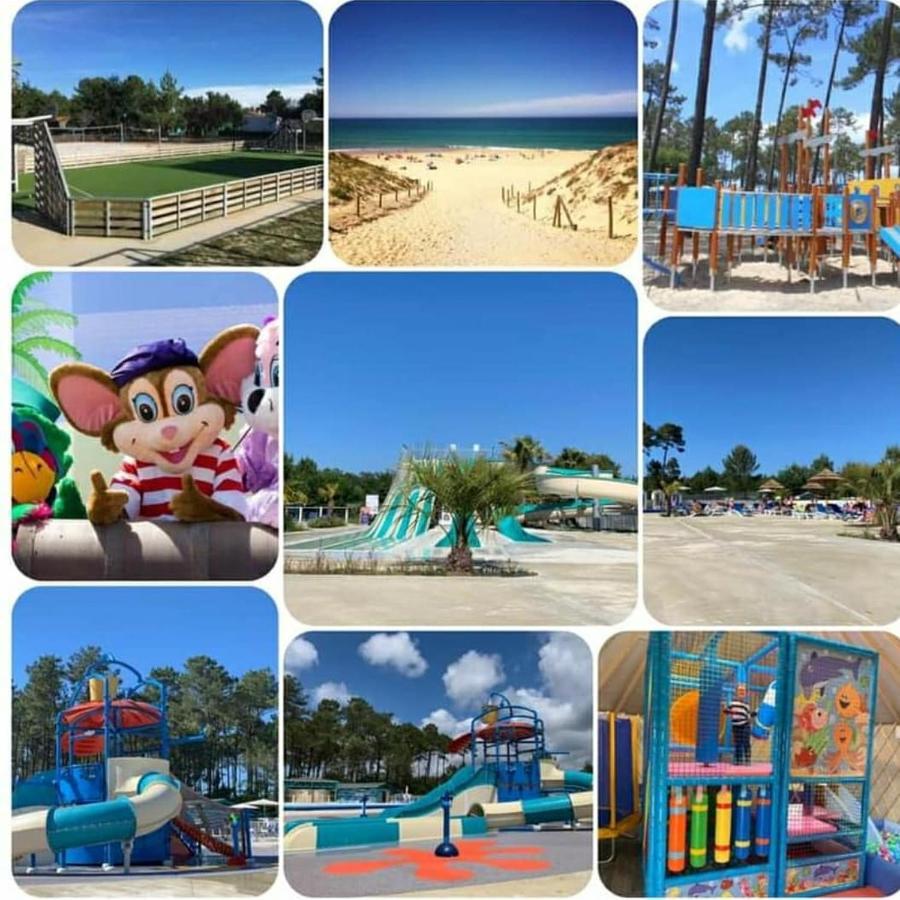 Camping Des Dunes De Contis Mobilhome 3Ch, Saint-Julien-en-Born Buitenkant foto