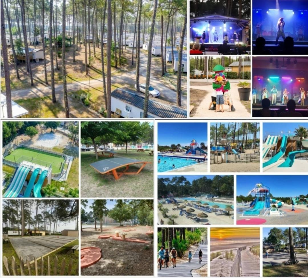Camping Des Dunes De Contis Mobilhome 3Ch, Saint-Julien-en-Born Buitenkant foto