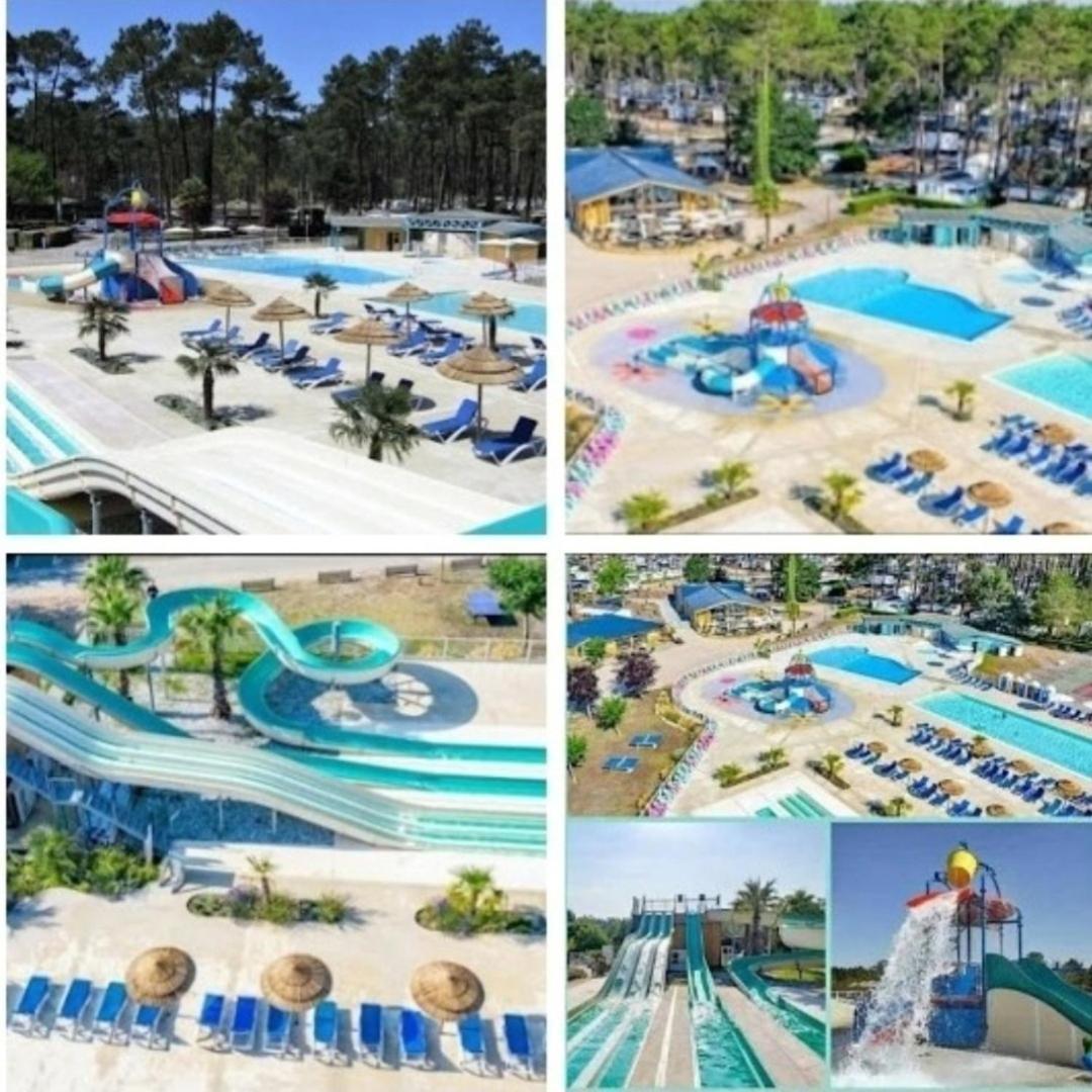 Camping Des Dunes De Contis Mobilhome 3Ch, Saint-Julien-en-Born Buitenkant foto